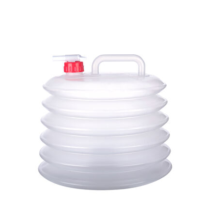 Musluklu Katlanır Su Bidonu -su Kovası - Kamp Bidonu 10 Lt (4915)