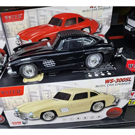 Ws-300sl Klasik Benz Model 10w Bluetooth Hoparlör Fm Radyo Usb (4915)