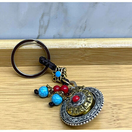 Mantra Çarkı Şans Anahtarlık Alk4465