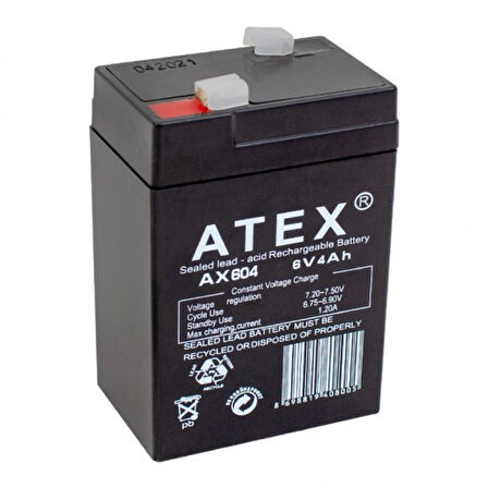 Kalın Kuru Akü 6v-4ah Amper  70x48x101mm (4915)