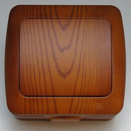 4 Adet Sıva Üstü Kiraz Ahşap Renkli Anahtar Elbi / Alsu