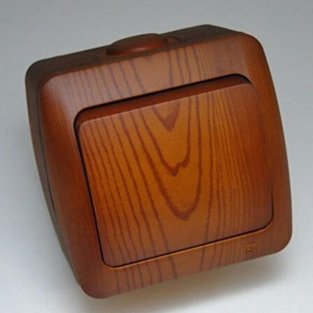 4 Adet Sıva Üstü Kiraz Ahşap Renkli Anahtar Elbi / Alsu