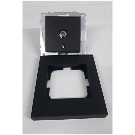 Ovivo Grano Siyah Uydu Tv Priz