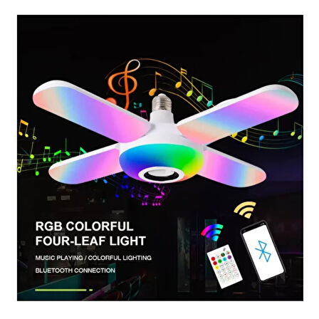 Flash Point 40 Watt Bluetooth 4+1 Musıc Magıc Led Ampul (4915)