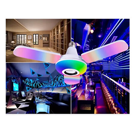 Flash Point 40 Watt Bluetooth 4+1 Musıc Magıc Led Ampul (4915)