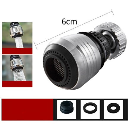 Su Tasarruflu 2 Modlu Musluk Başlığı Kısa (4915)