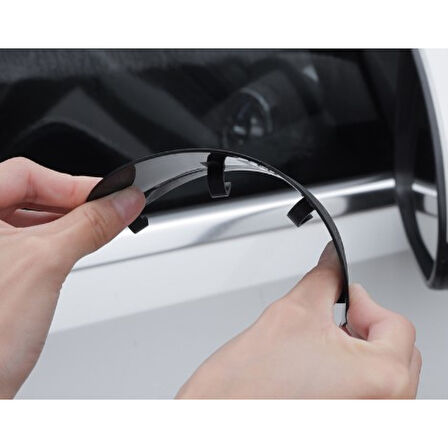 Araba Ayna Yağmur Koruyucu Siper Karbon Desenli (4915)