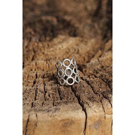 Otantik Tasarımlı Ayarlamalı Kadın Yüzük