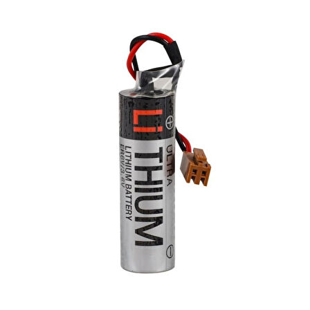 Er6v 3.6v Aa Size Lithium Pil - Kahverengi Soket