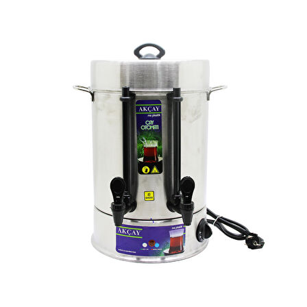 Çay Otomatı 40 Bardak Semaver Elektrikli Çay Makinesi ( Marka Değişkenlik Gösterebilir )  (4915)