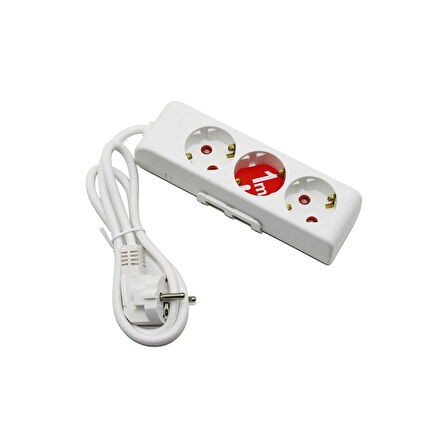Rı-tech  3lü - 1mt  Uzatma Kablo - Topraklı Grup Priz  001 175 310002 01 00 (4915)