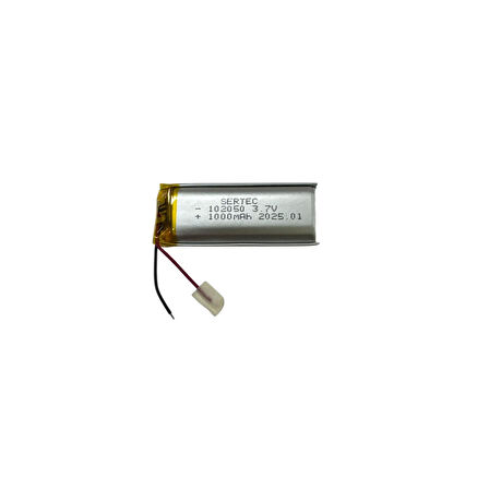 102050 3.7v 1000mah Li-polymer Pil (devreli/1.5a)