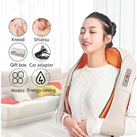 Darbeli Boyun Ve Omuz Masaj Şalı (4915)