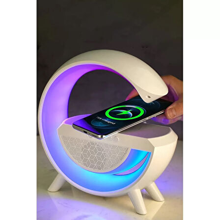 Kablosuz, Usb Bağlantılı, Ekstra Uzun Pil Ömürlü, 7 Renk Seçenekli Ambiyans Işığı,telefon Şarj Standı Bt2301 (4915)