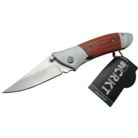 Crkt Cr 0035 Rd Kamp Çakı 18 Cm - Metal & Gül Ağacı Saplı, Kılıflı, Kutulu