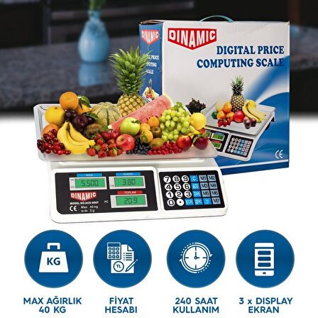 Elektronik Terazi 40 Kg (4915)