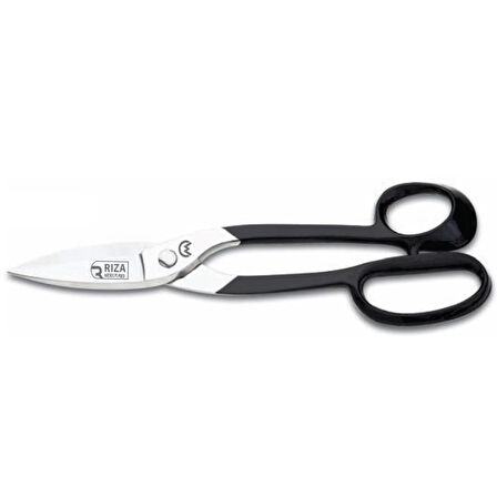 Rıza A4825 Karton Makası No: 12 İnç / 30,48 Cm - Nikel Kaplama