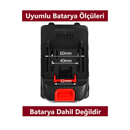 Thomax 21 Vh Lıthıum-ıon Oto Araç Yıkama Tabancası Için  Şarj Cihazı, Aleti