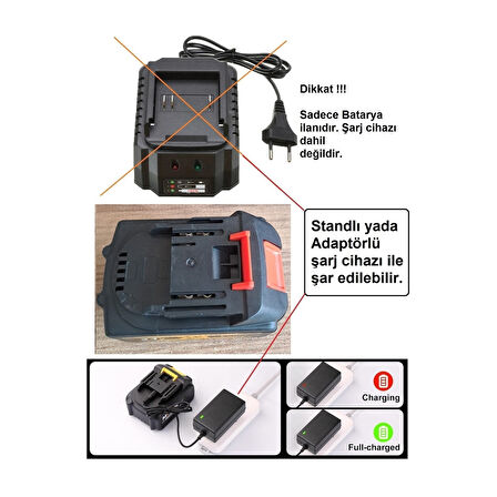 Assur Şarjlı Matkap, Kırıcı, Taşlama, İspiral, Budama, Testere, Somun Sıkma Bataryası 10 Pili Akü