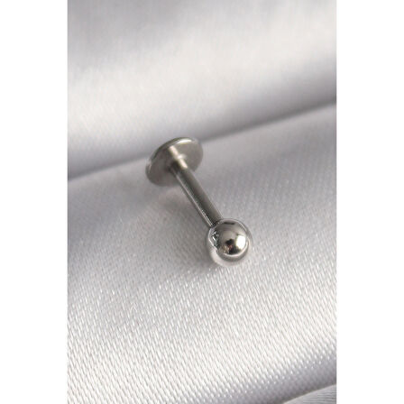 316l Çelik Gümüş Renk Topçuk Piercing - Tj-pr1368