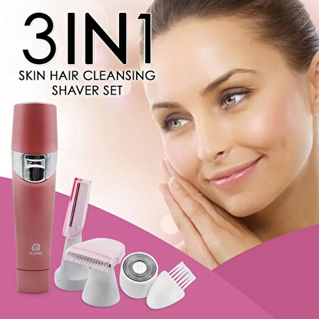 Tüm Cilt Tipleri Için 3 Başlıklı Refreshing Skin 3 In 1 Epilasyon Aleti Cilt Yenileme Cihazı (4915)