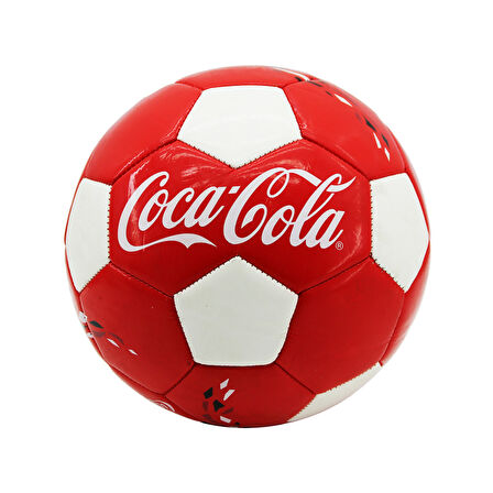 Futbol Topu Dikişli - Kırmızı Beyaz (4915)