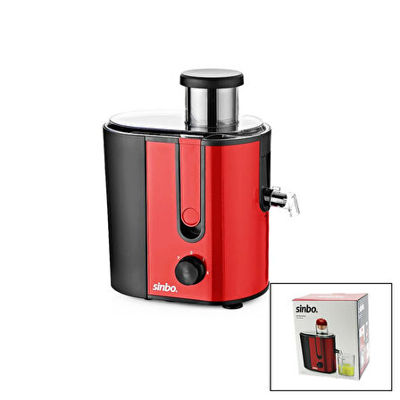 Katı Meyve Sıkacak Çelik Filtre - Güvenlik Kolu - Posa:1250ml M.suyu:450ml Sj-3143 (4915)