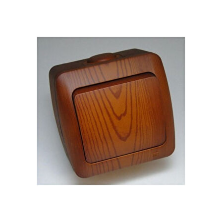 5 Adet Sıva Üstü Kiraz Ahşap Renkli Anahtar Elbi / Alsu