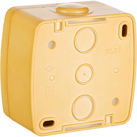 Sıva Üstü Kayın Ahşap Renkli Topraklı Priz Elbi / Alsu