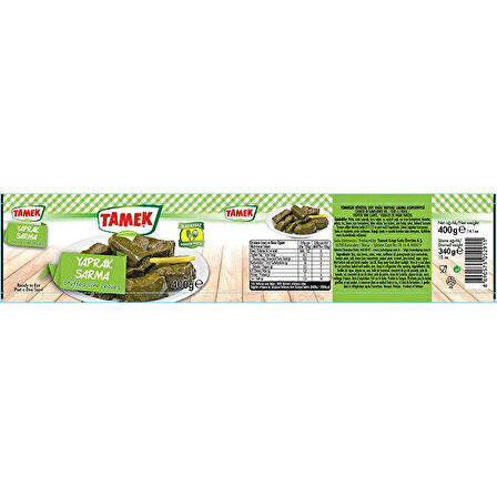 Tamek Yaprak Sarma 400 gr x 2 Adet