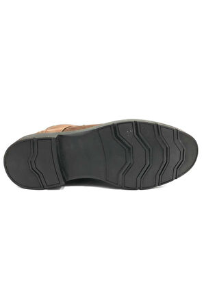 382106 Kahve Kışlık Bağcıklı Fermuarlı Erkek Bot