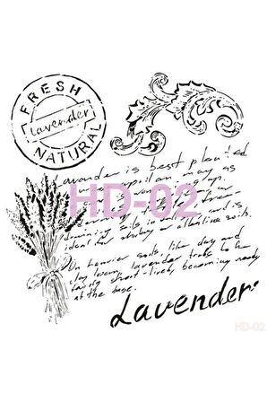 Hd002 Home Dekor Stencil 45x45