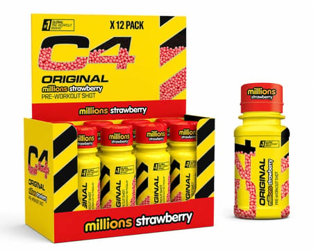Cellucor C4 Pre-Workout Millons Strawberry 12 Shot x 60 ml