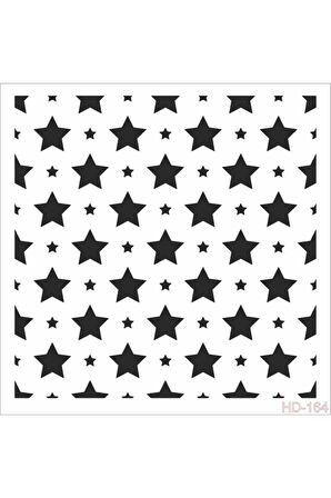 Hd164 Home Dekor Stencil 45x45