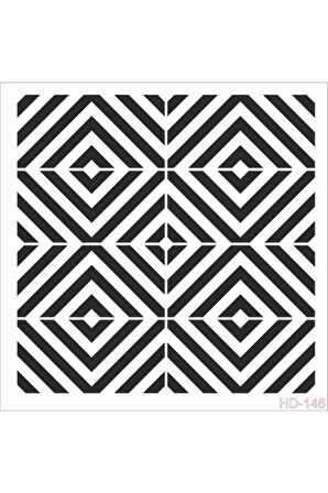 Hd146 Home Dekor Stencil 45x45