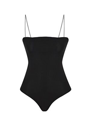 İnce Askılı Çıtçıtlı Bodysuit 