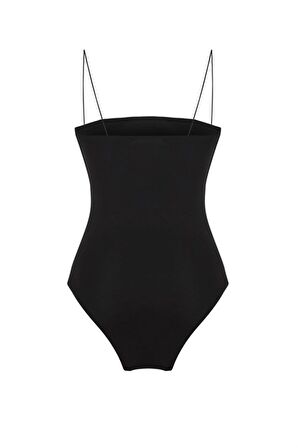 İnce Askılı Çıtçıtlı Bodysuit 