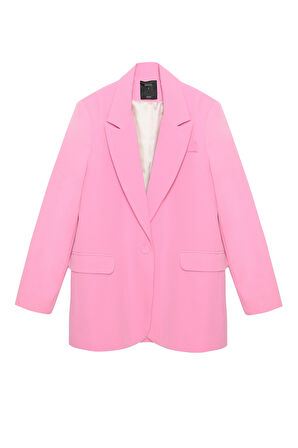 Blazer Ceket Pembe