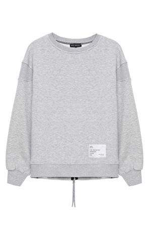 Sırtı Fermuar Detaylı Sweatshirt Grimelanj