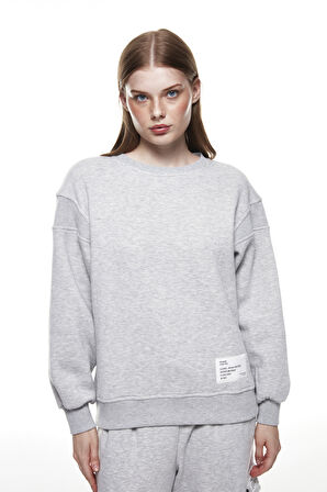 Sırtı Fermuar Detaylı Sweatshirt Grimelanj