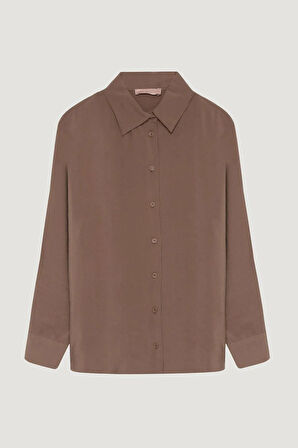 Quzu Uzun Kollu Kadın Gömlek