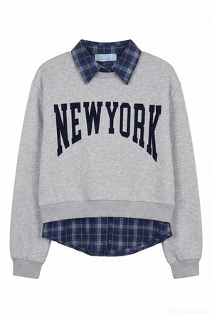 Quzu Baskı Detaylı Kadın Sweatshirt