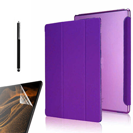 Smcase Huawei MatePad T10S Kılıf Uyku Modlu Standlı Smart Cover Kapaklı sm2  Nano  Kalem