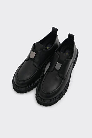 Hakiki Deri Kadın Bağcıksız Casual Ayakkabı