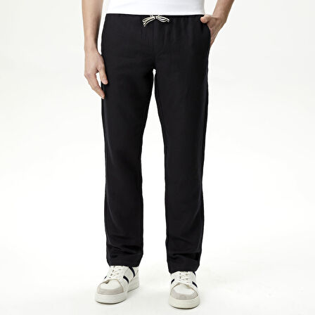 Nautica Erkek Siyah Classic Fit Pantolon