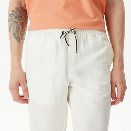 Nautica Erkek Beyaz Classic Fit Pantolon