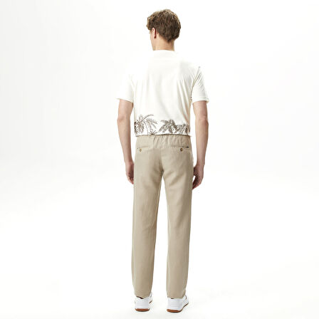 Nautica Erkek Bej Classic Fit Pantolon