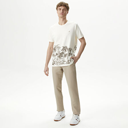 Nautica Erkek Bej Classic Fit Pantolon