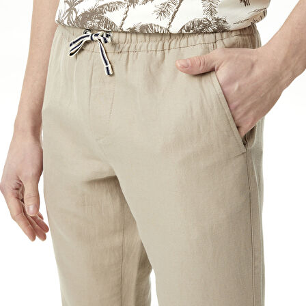 Nautica Erkek Bej Classic Fit Pantolon