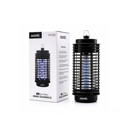 4W - SİYAH KOKUSUZ TAŞINABİLİR LED MAVİ IŞIKLI SİNEK ÖLDÜRÜCÜ S24 PRO (5582)